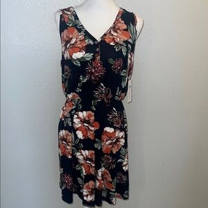 French Grey Troian Brushed knit Sleeveless V-Neck Sundress